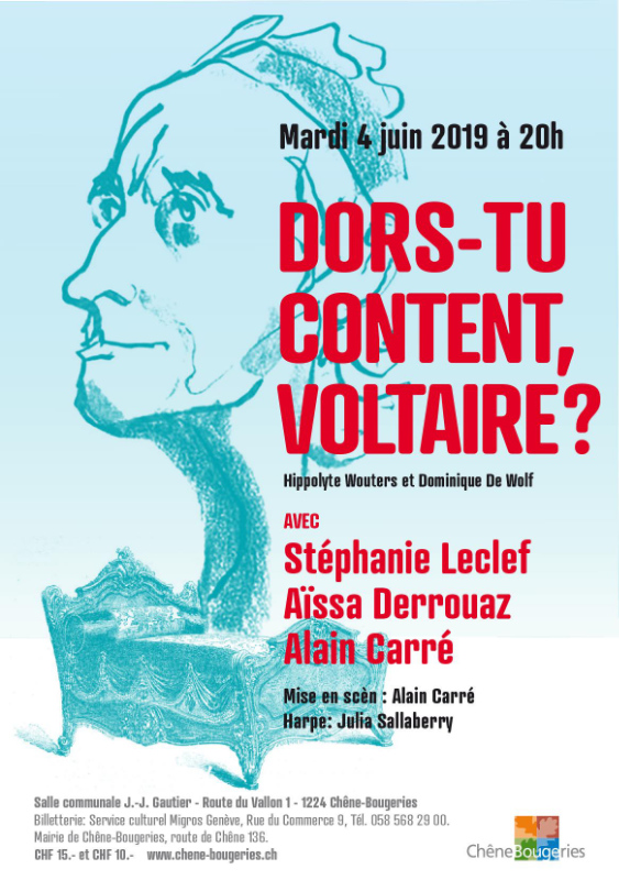 Dors-tu content Voltaire - flyer 4 juin 2019